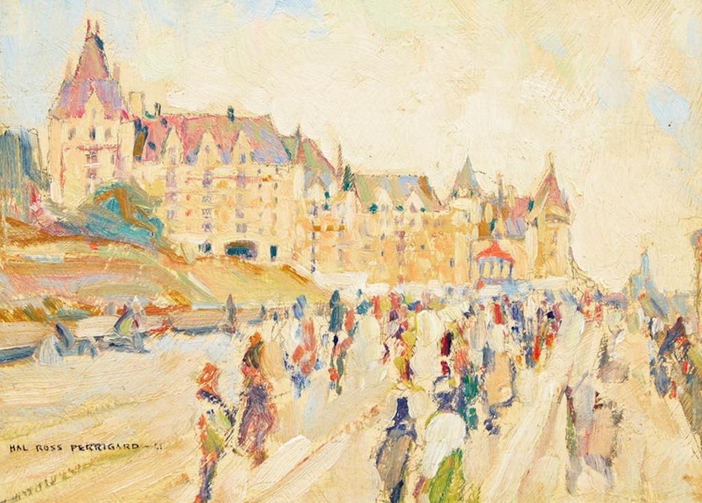 Hal Ross Perrigard (1891-1960) - The Boardwalk at Quebec