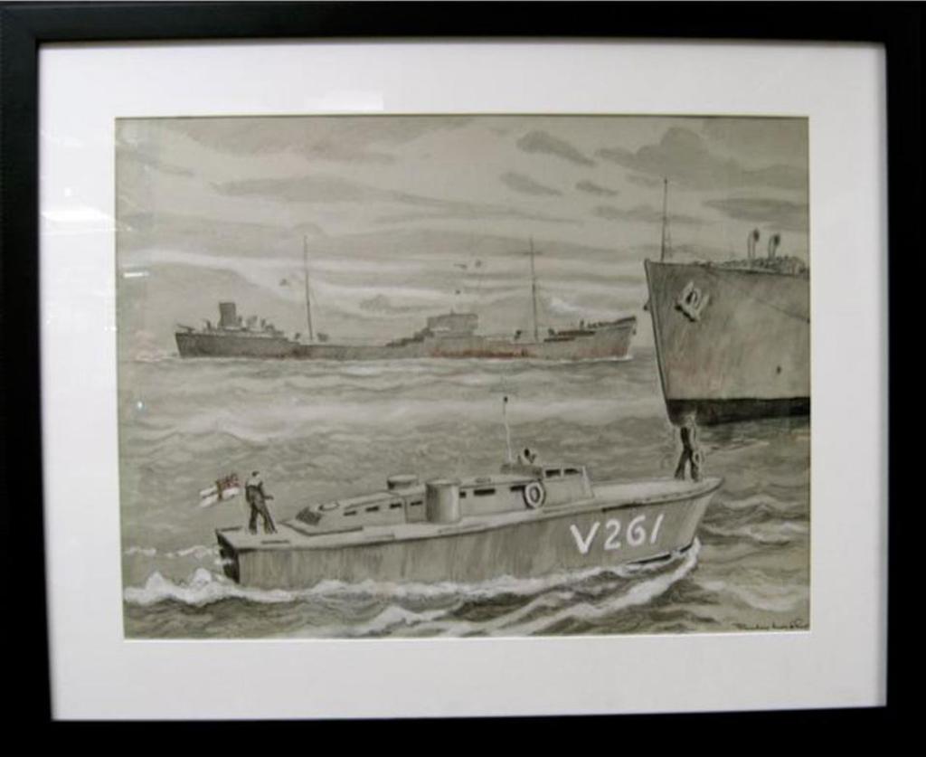 Rowley Walter Murphy (1891-1975) - Warships And Oil Tanker