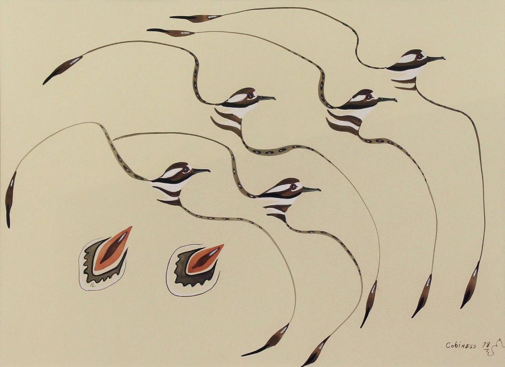 Eddy Cobiness (1933-1996) - Birds In Flight; 1978