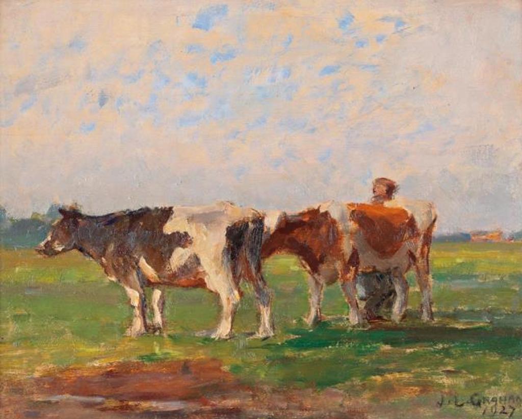 James Lillie Graham (1873-1970) - Pastoral Scene