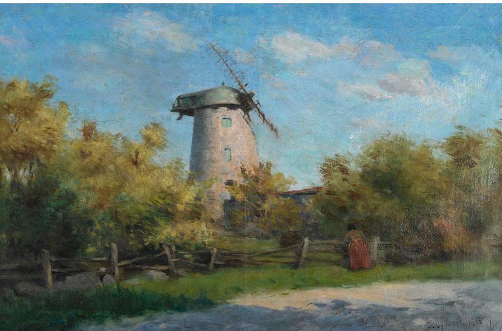 Edmond Dyonnet (1859-1954) - The Windmill At Lachine