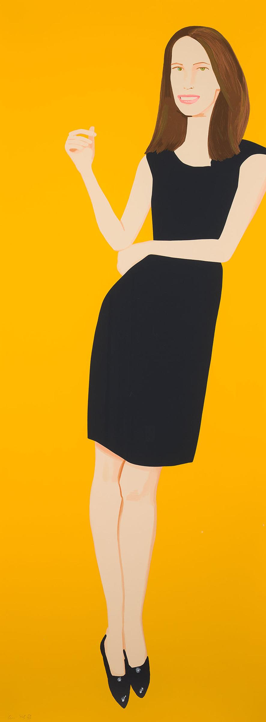 Alex Katz (1927) - Christy (from Black Dress)