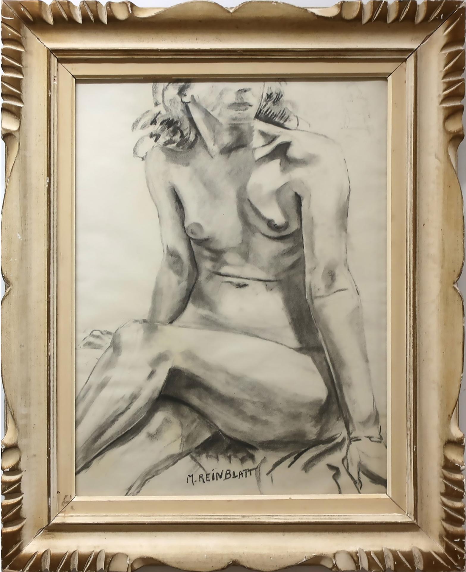 Moses (Moe) Martin Reinblatt (1917-1979) - Seated Nude