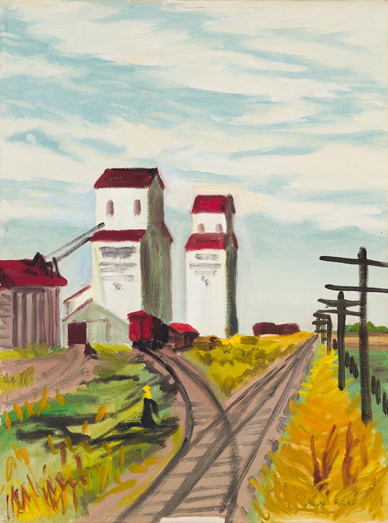 Paul Rand (1896-1970) - Elevators near Winnipeg