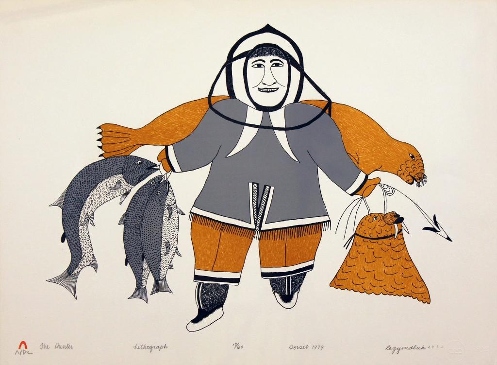 Egevadluq (Eegyvuldluk) Ragee (1920-1983) - The Hunter; 1979