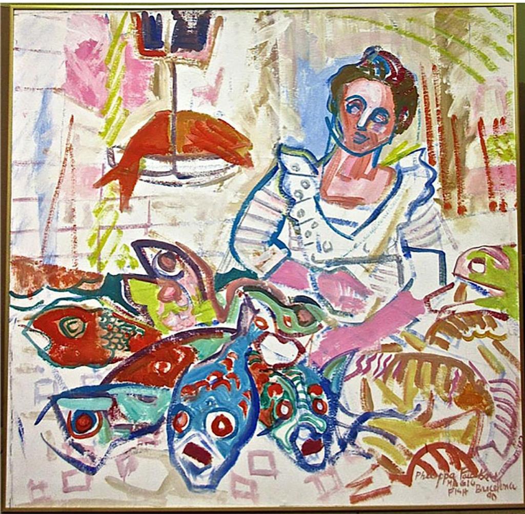 Philippa Mary Burrows Faulkner (1917-2001) - The Magic Fish, Barcelona