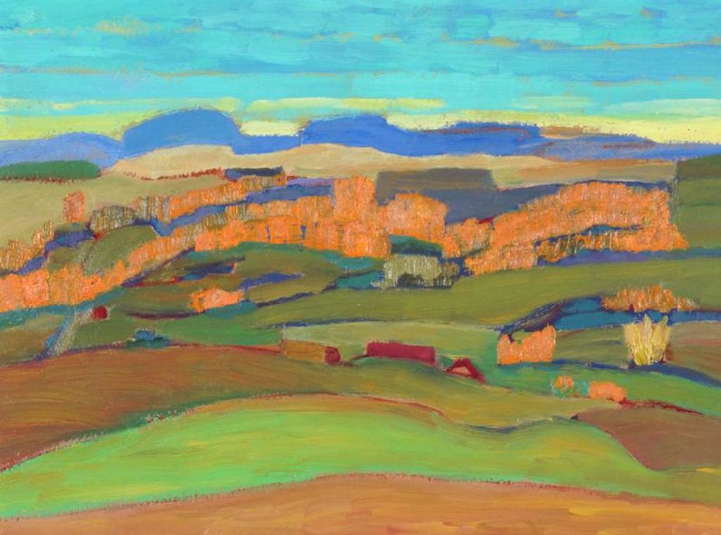 Mary Spice Kerr (1905-1982) - Yellow Trees, Foothills