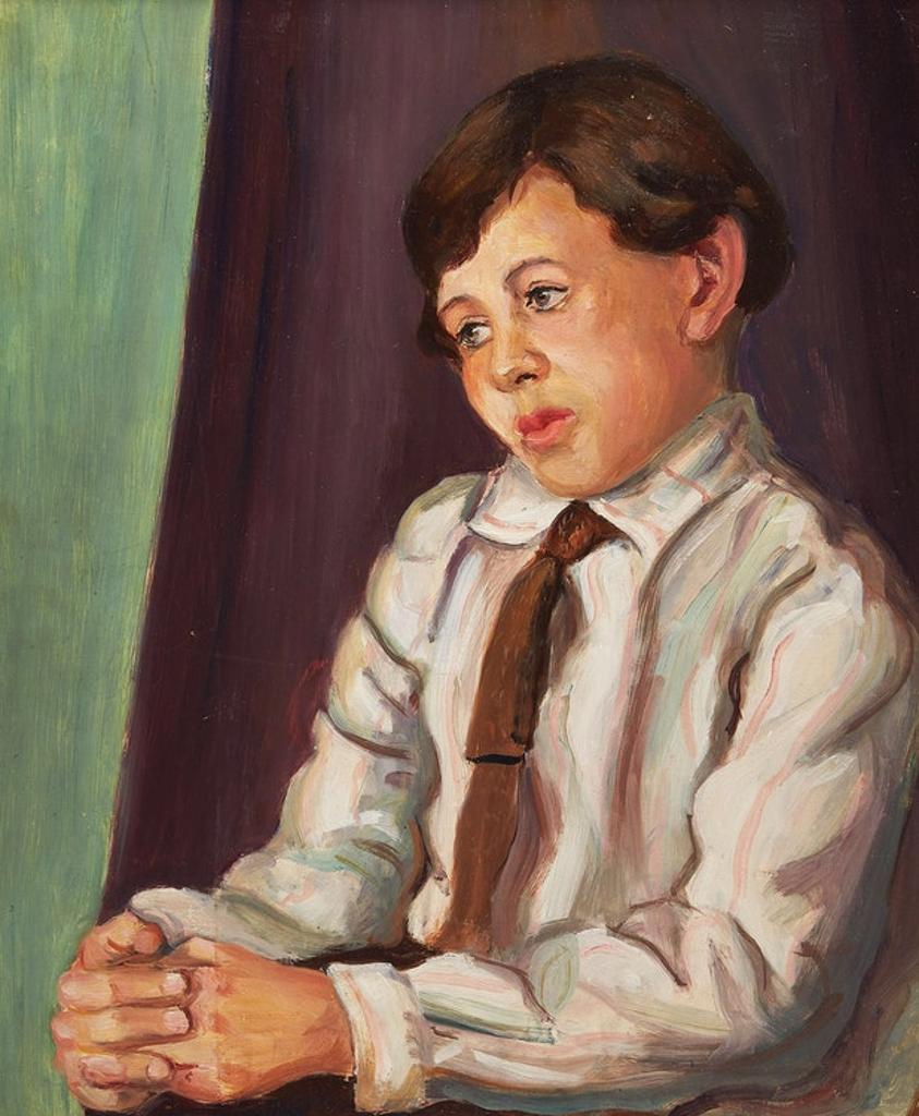 Aleen Elizabeth Aked (1907-2003) - Portrait of a Boy