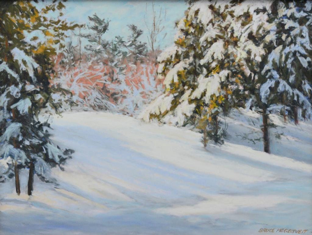 Bruce Allen Heggtveit (1917-2002) - Winter Day, Gatineau Park, Quebec