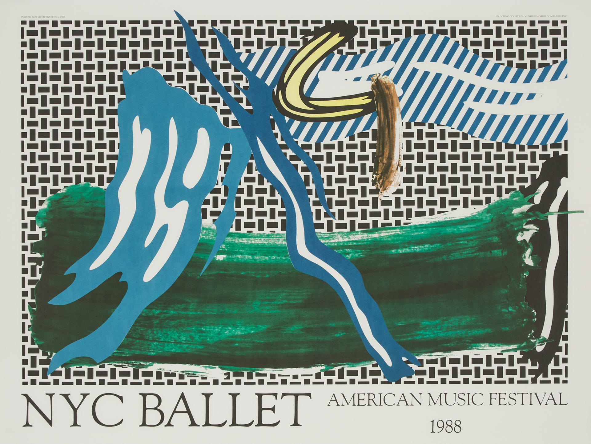 Roy Lichtenstein (1923-1997) - New York City Ballet, 1988 [corlett, 309, Iii.36]