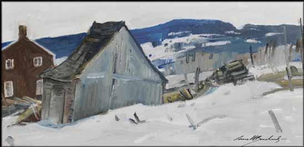 Lorne Holland George Bouchard (1913-1978) - Farm in the Hills, Côté Nord, P. Que.