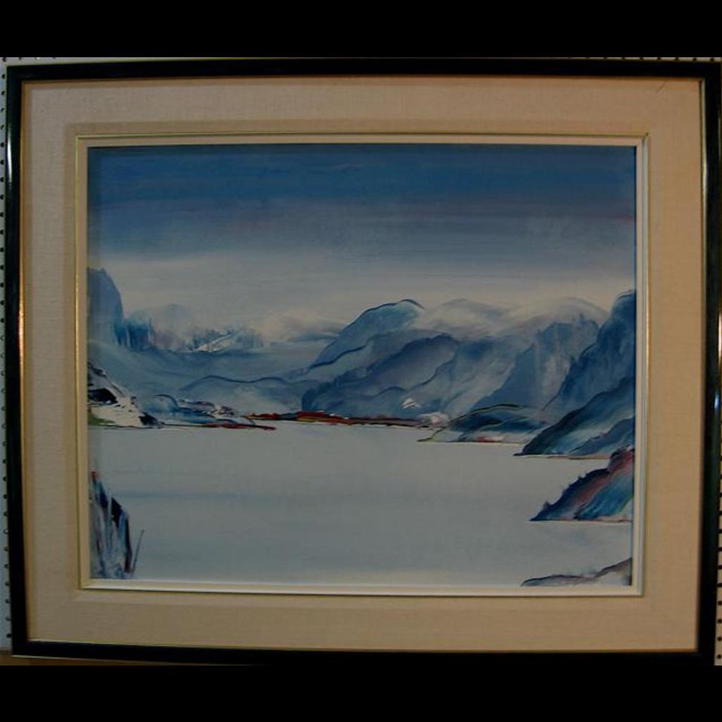 René Gagnon (1928) - Cote-Nord  Oil On Masonite; Signed Lower Right; Signed, Titled Verso And Inscribed “Pour Jane Et Tony, Souvenirs De ‘fiancailles” Dated 14 Fevrier 1988)