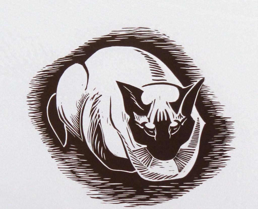 Illingworth Holey (Buck) Kerr (1905-1989) - Cosi Cat; ed. #49/100