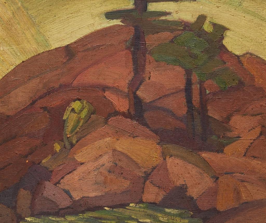 Gordon Mckinley Webber (1909-1965) - Rocks and Trees
