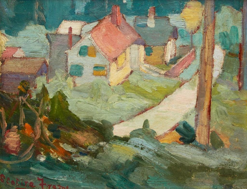 Stateira Frame (1870-1935) - Village Scene