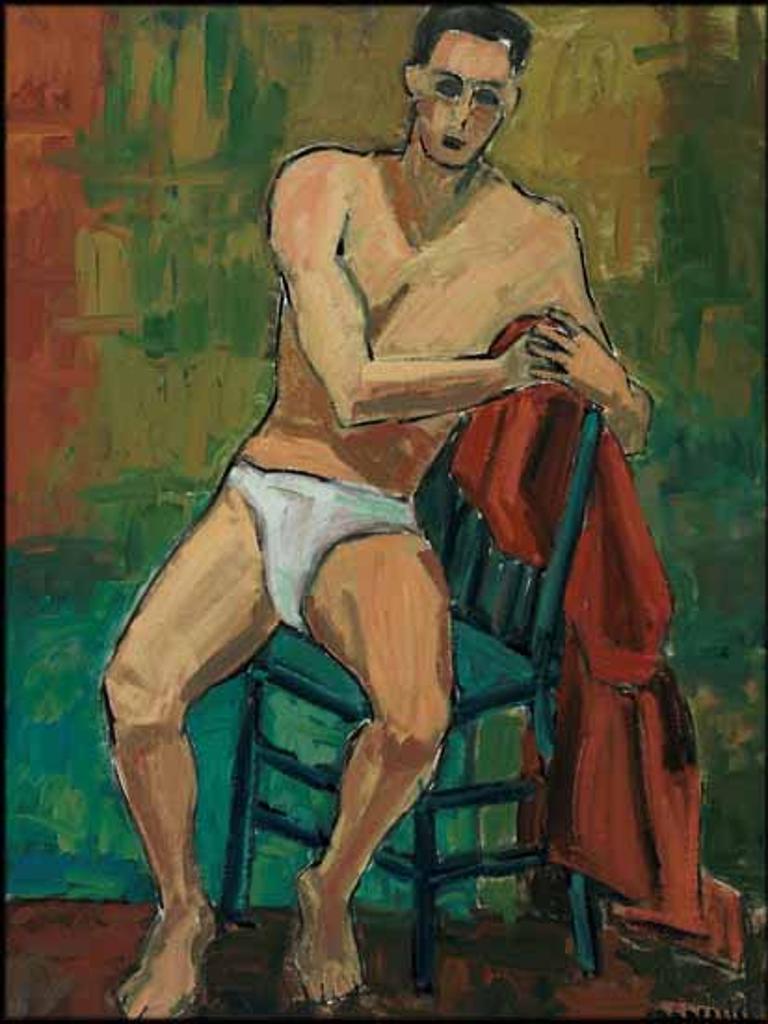 Marcella Maltais (1933-2018) - Seated Male Figure