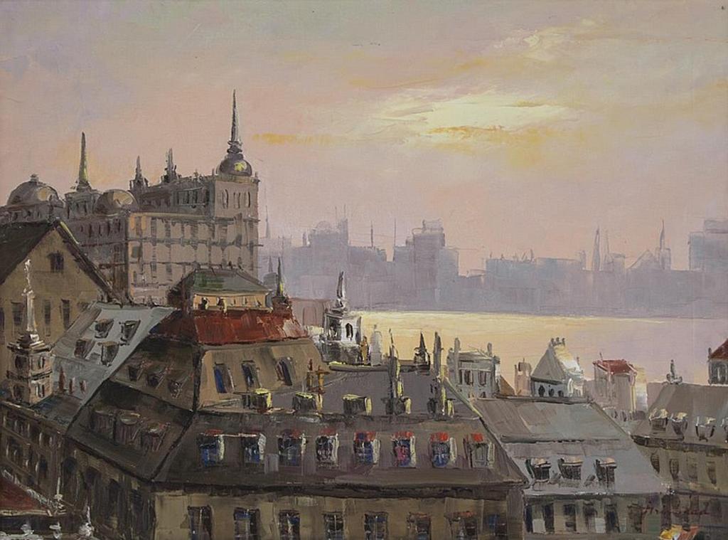 Jose Trinidad (1924-2019) - European Rooftops