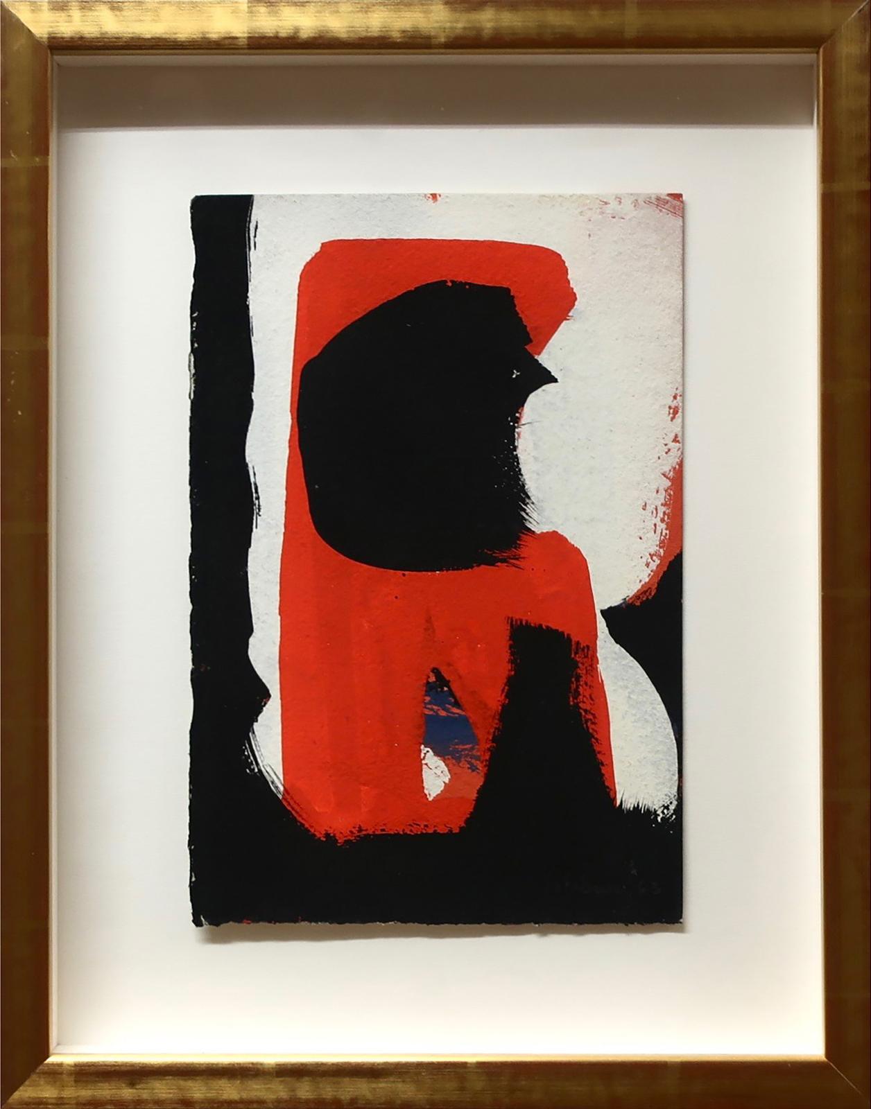 Jean LeFébure (1930-2013) - Untitled (Abstract - Red/White/Black)