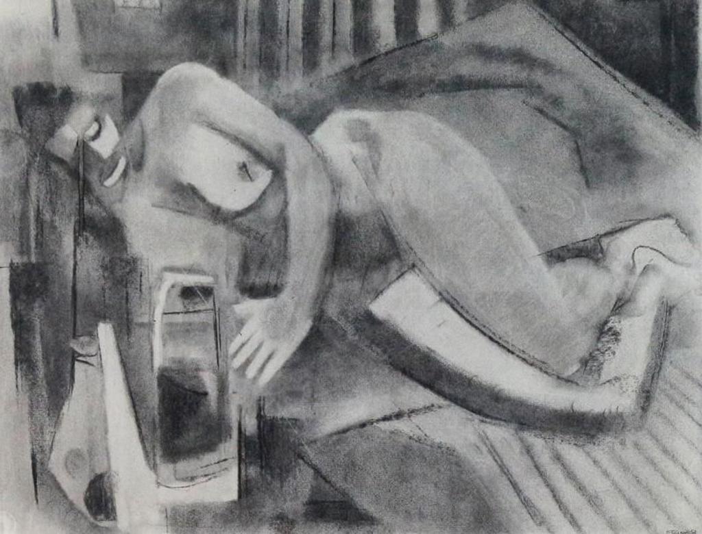 James Stanford (Stan) Perrott (1917-2001) - Reclining Nude; 1954