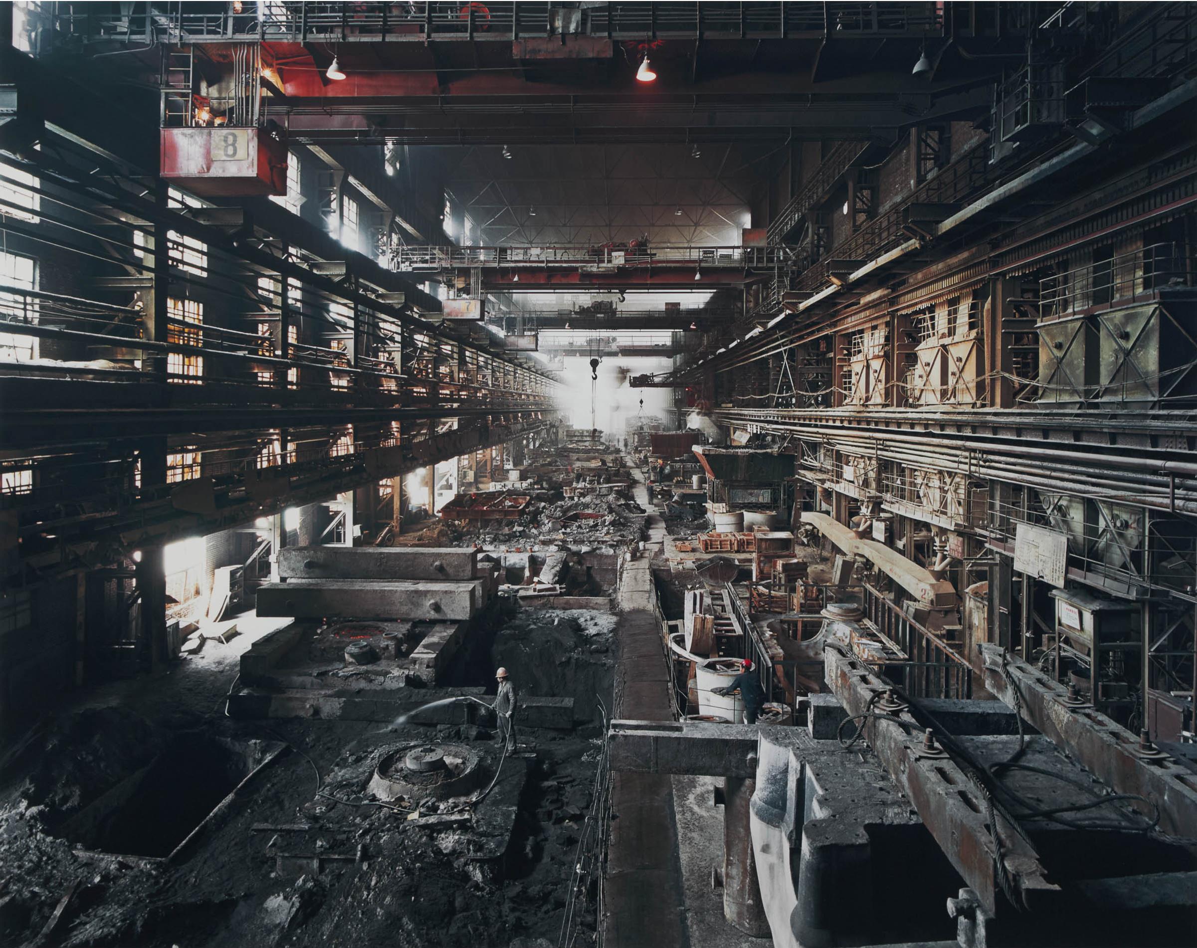 Edward Burtynsky (1955) - Old Factories #4, Shenyang Heavy Machinery Group, Tiexi District Shenyang City, Liaoning Province, China, 2005