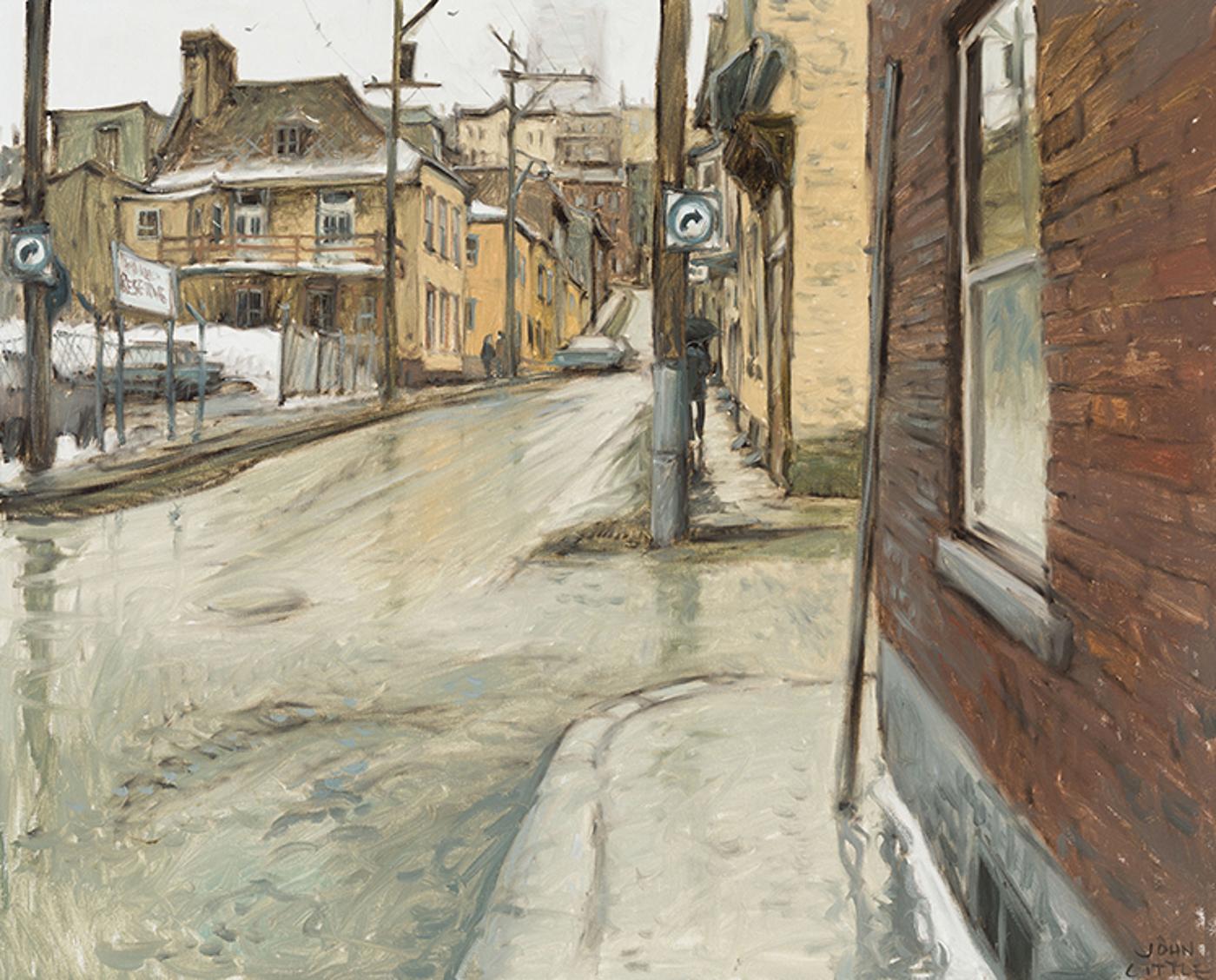 John Geoffrey Caruthers Little (1928-1984) - Rue de l’Église coin Ste-Hélène, Québec