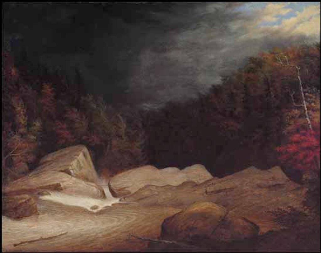 Cornelius David Krieghoff (1815-1872) - The Storm, St. Anne's, Quebec