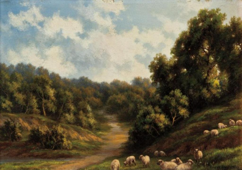 Henry Harold Vickers (1851-1918) - A Lane, North Wales