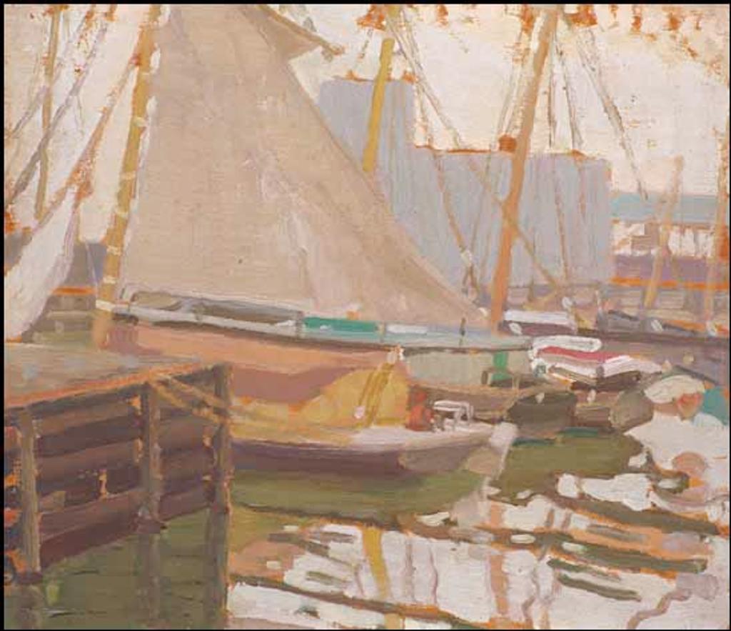 Albert Henry Robinson (1881-1956) - In Quebec Harbour