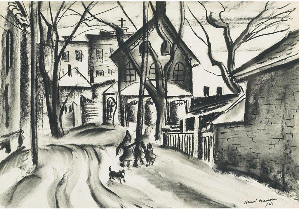 Henri Leopold Masson (1907-1996) - Street Scene, Hull