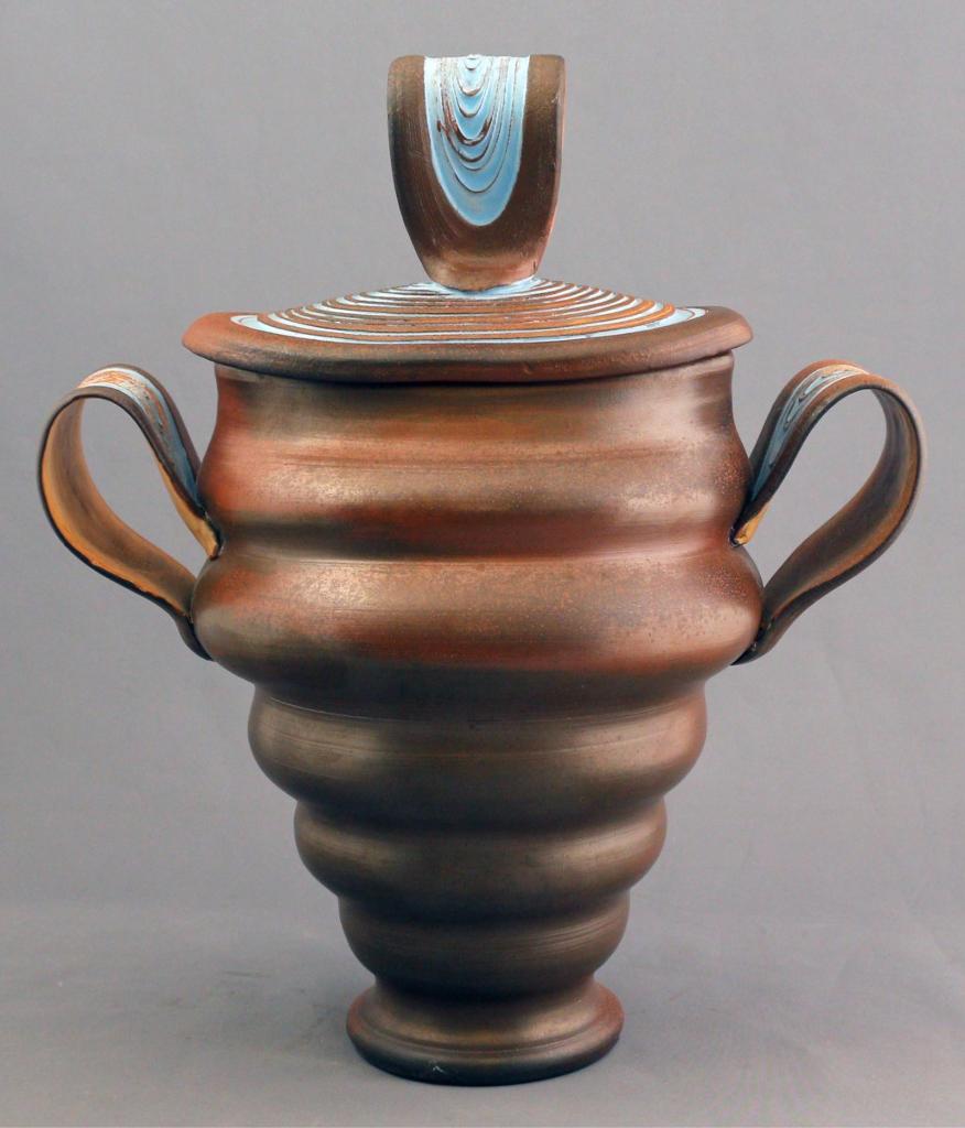 Greg Payce (1956) - Untitled, Lidded Vessel; 1984