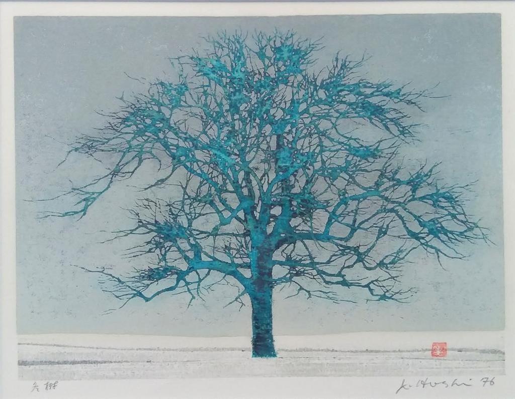 Joichi Hoshi (1913-1979) - Winter Tree, 1976, plate #358