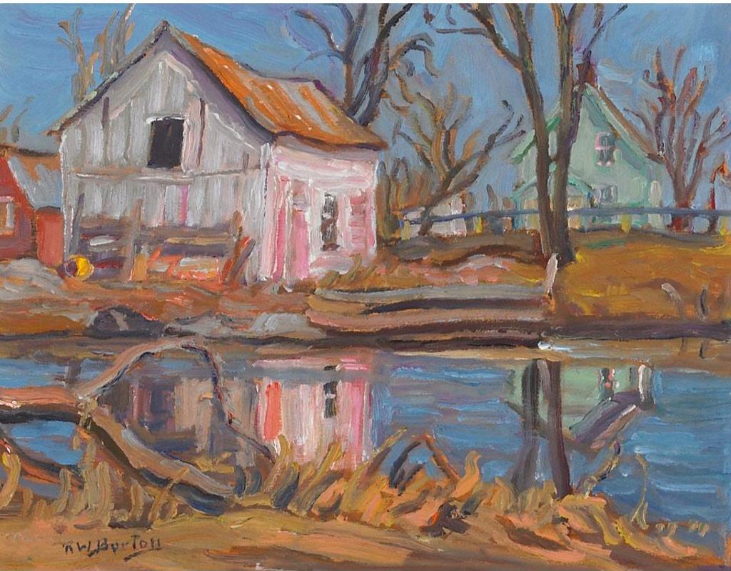 Ralph Wallace Burton (1905-1983) - Plumber’S Warehouse, North Gower, Ont., Spring, 1968