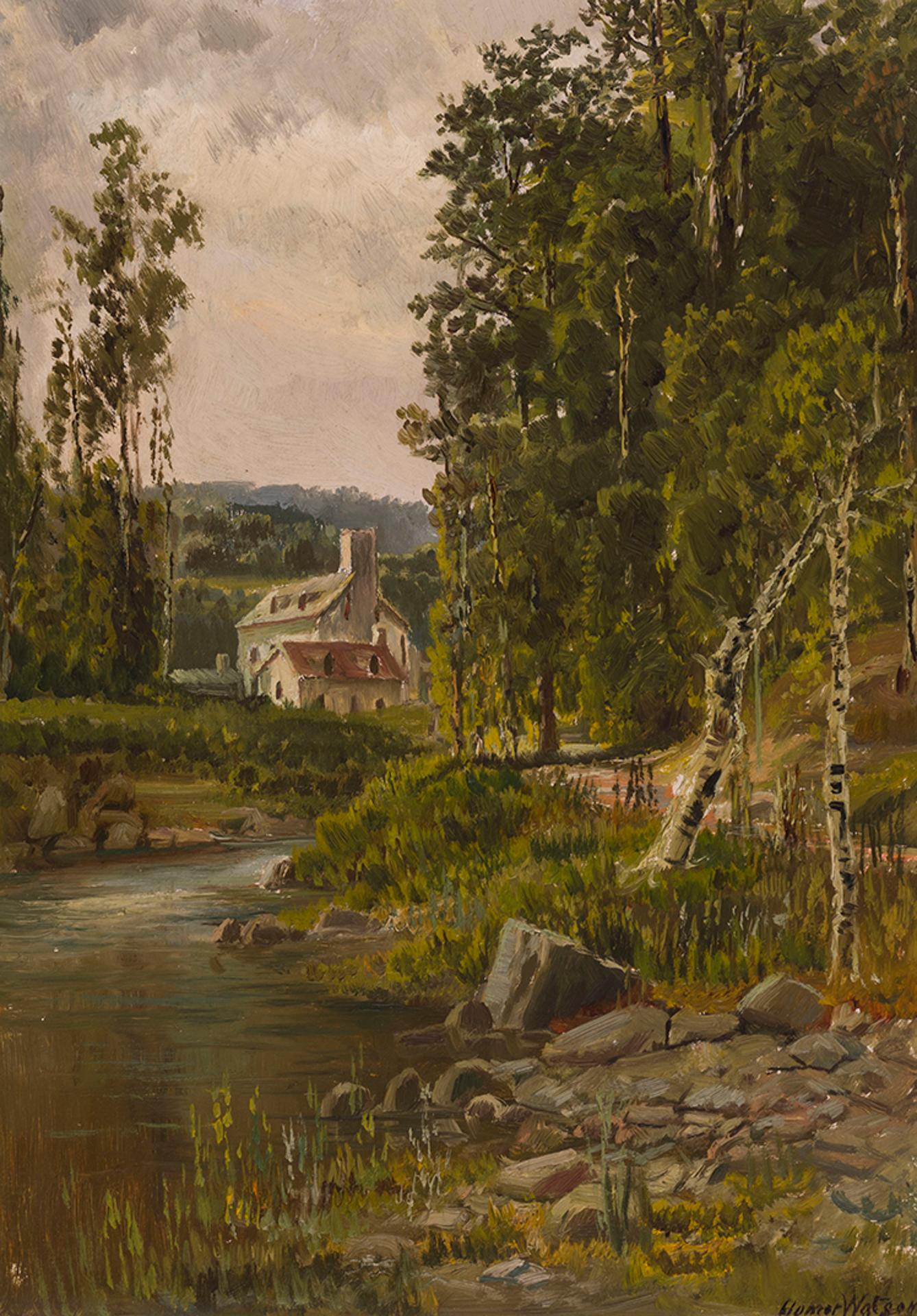 Homer Ransford Watson (1855-1936) - Mill and Stream