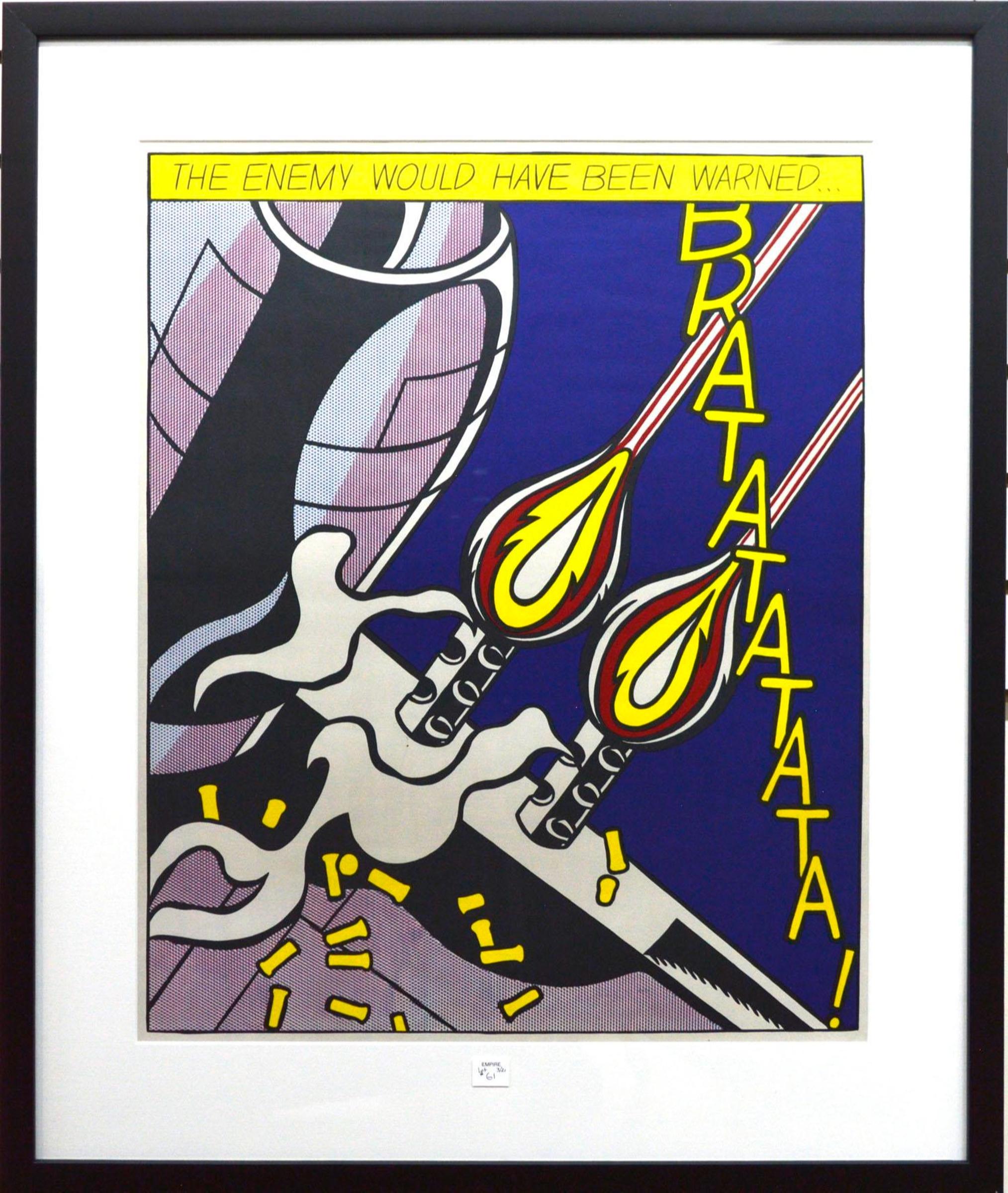 Roy Lichtenstein (1923-1997) - tirage d'art en couleur / colored art print