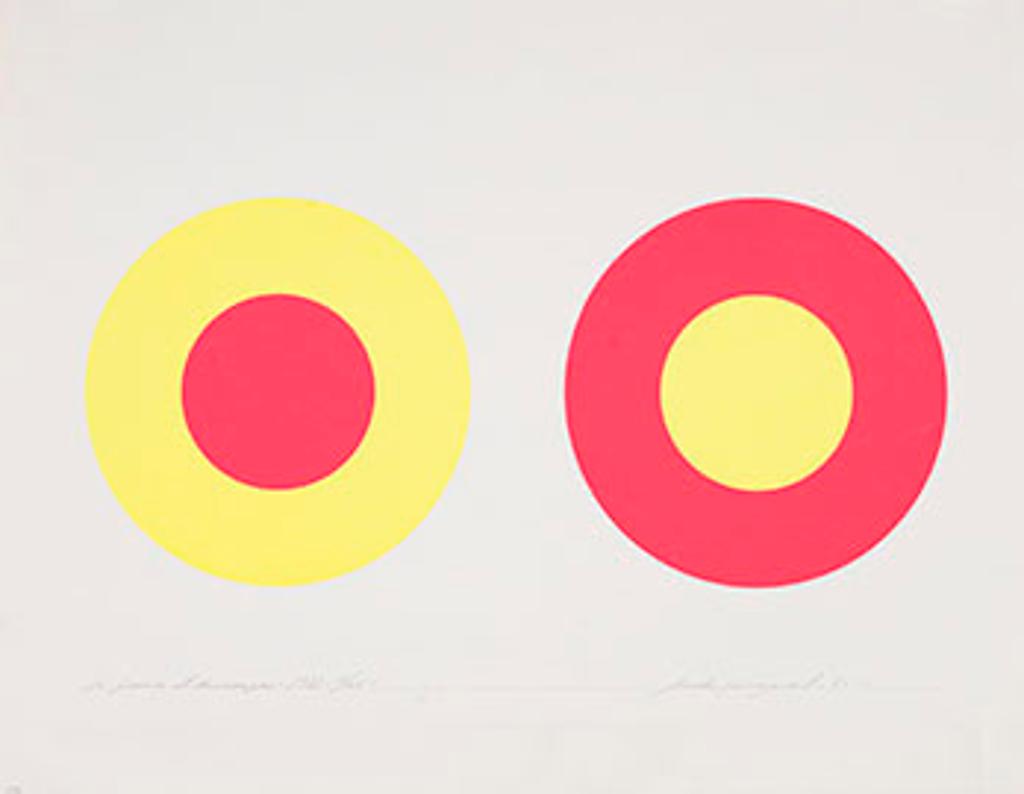 Claude Tousignant (1932) - Le jaune et le rouge, 1971