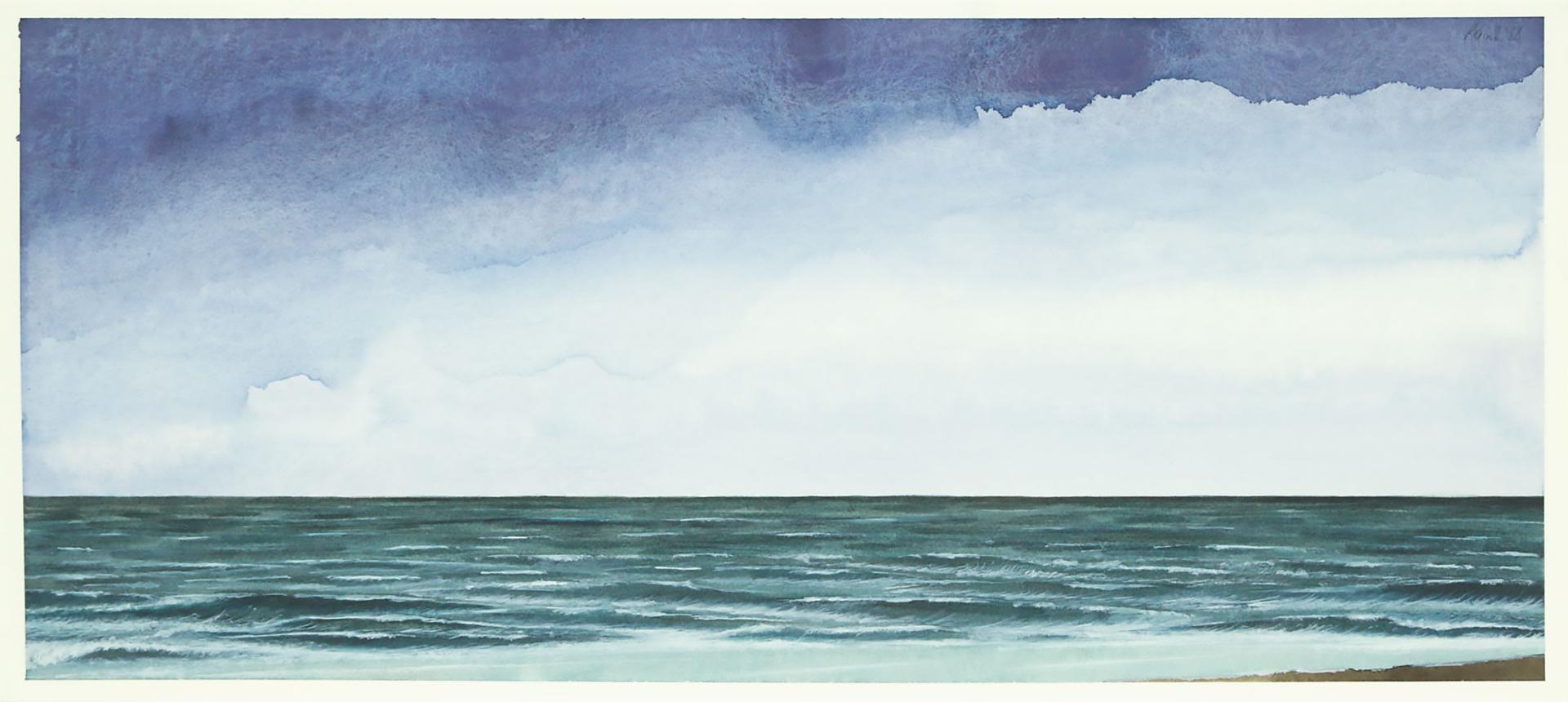 Malcolm Rains (1947) - Windy Weather On Lake Ontario, 1988