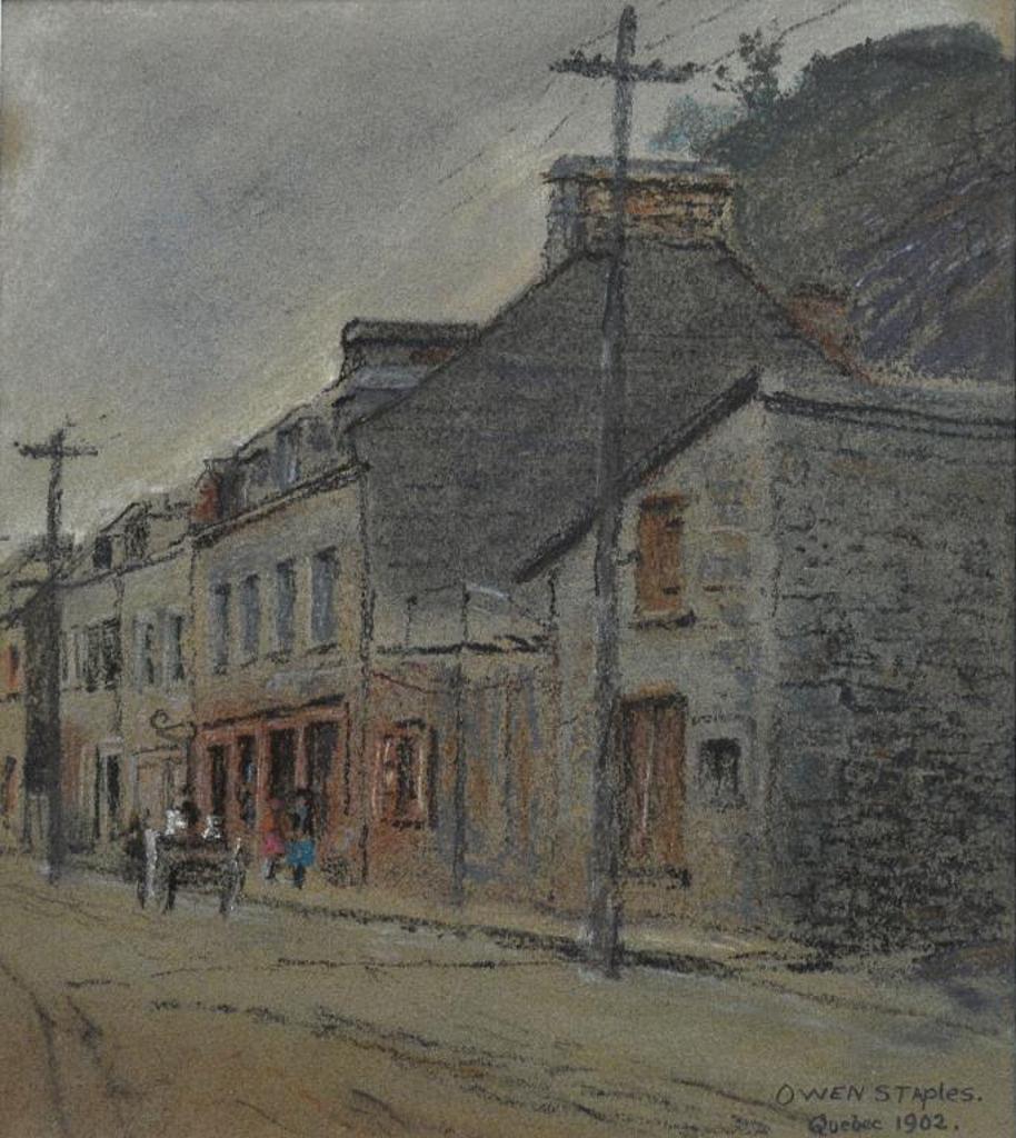 Owen B. Staples (1866-1949) - Quebec street scene