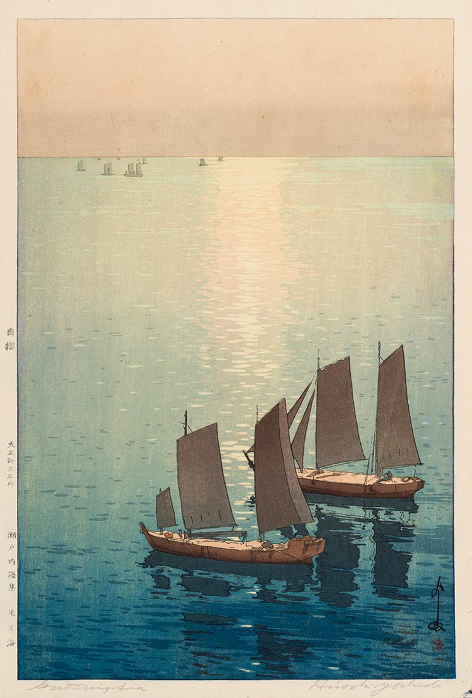 Hiroshi Yoshida (1876-1950) - Glittering Sea