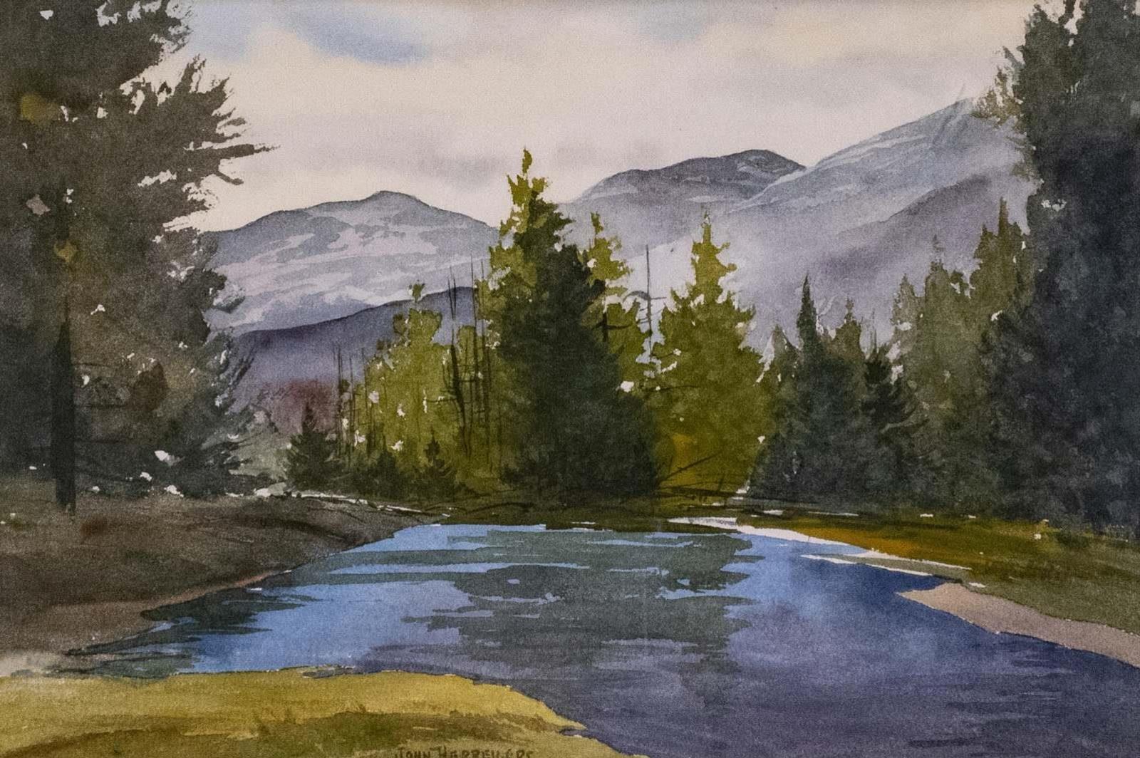 John Henry Herreilers (1924-2001) - Untitled, Rocky Mountain Landscape
