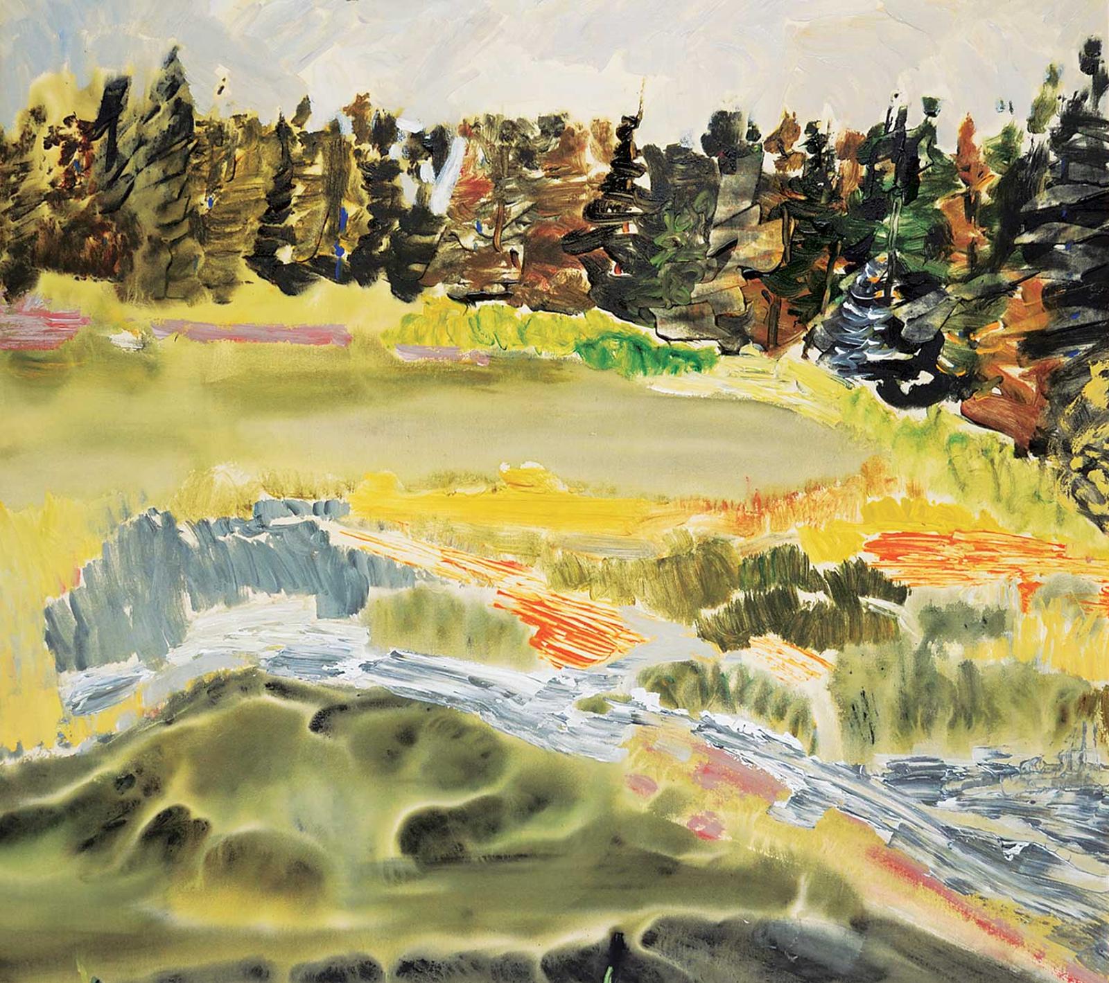 David T. Alexander (1947) - Untitled - Emma Lake, Northern Saskatchewan