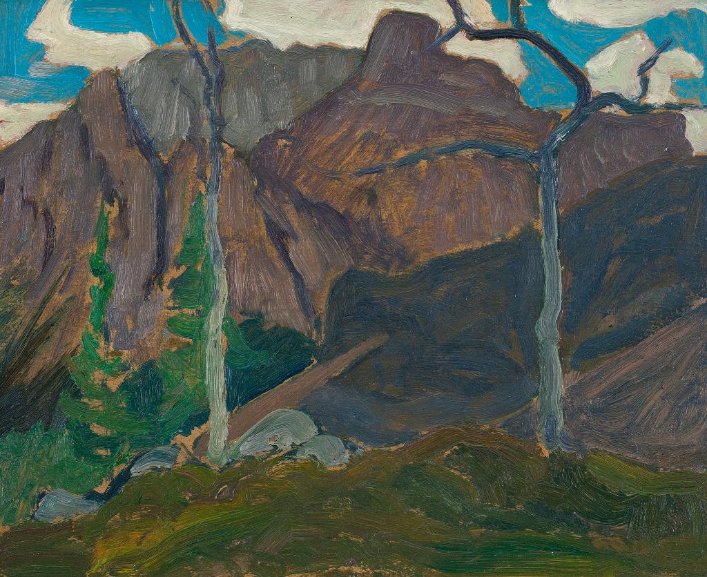 James Edward Hervey (J.E.H.) MacDonald (1873-1932) - Cathedral Mountain
