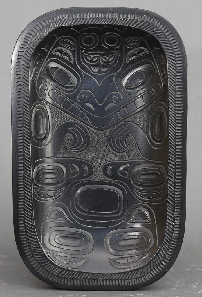 Claude Davidson (1924-1991) - Killer Whale Plate; Ca 1971