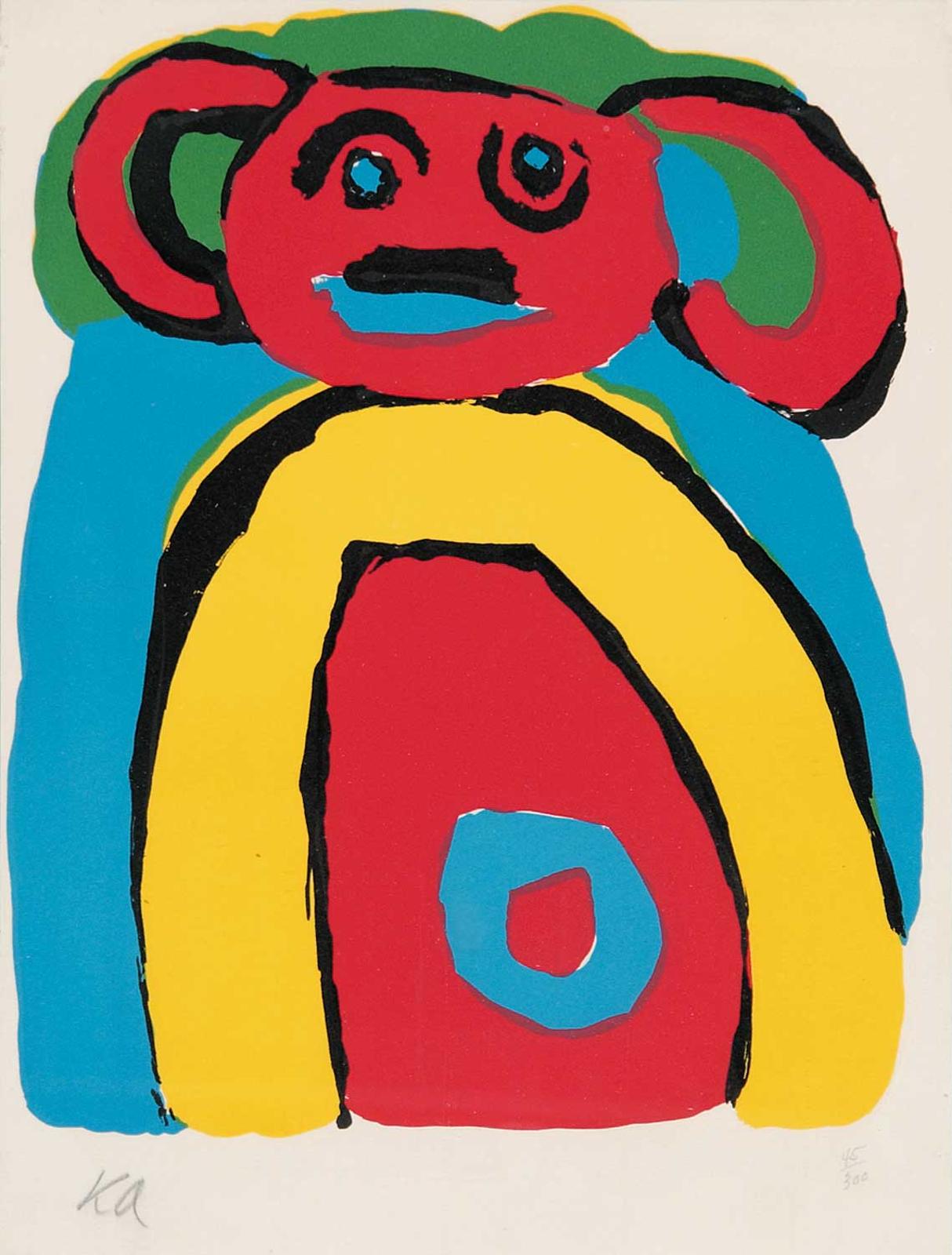 Karel Appel (1921-2006) - Untitled - Monkey  #45/300