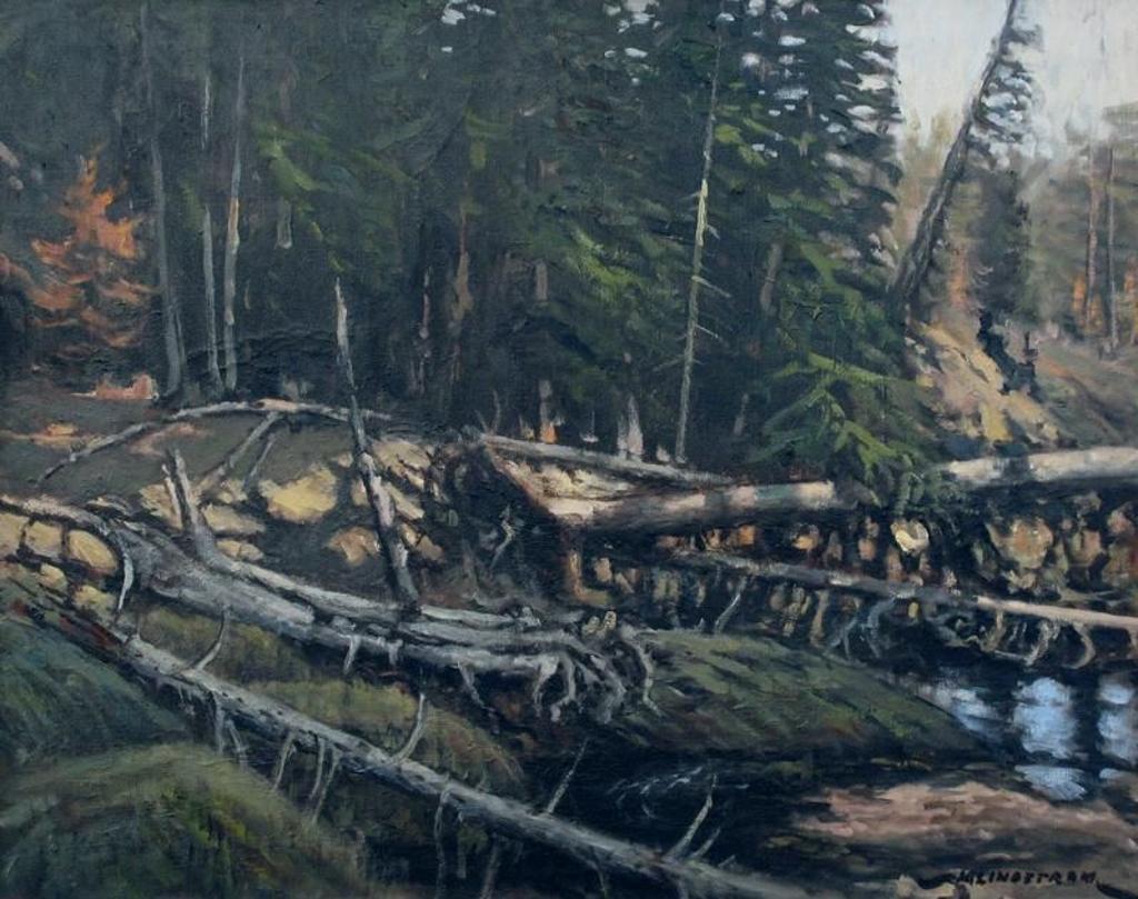 Matt Lindstrom (1890-1975) - Jumping Pound Creek