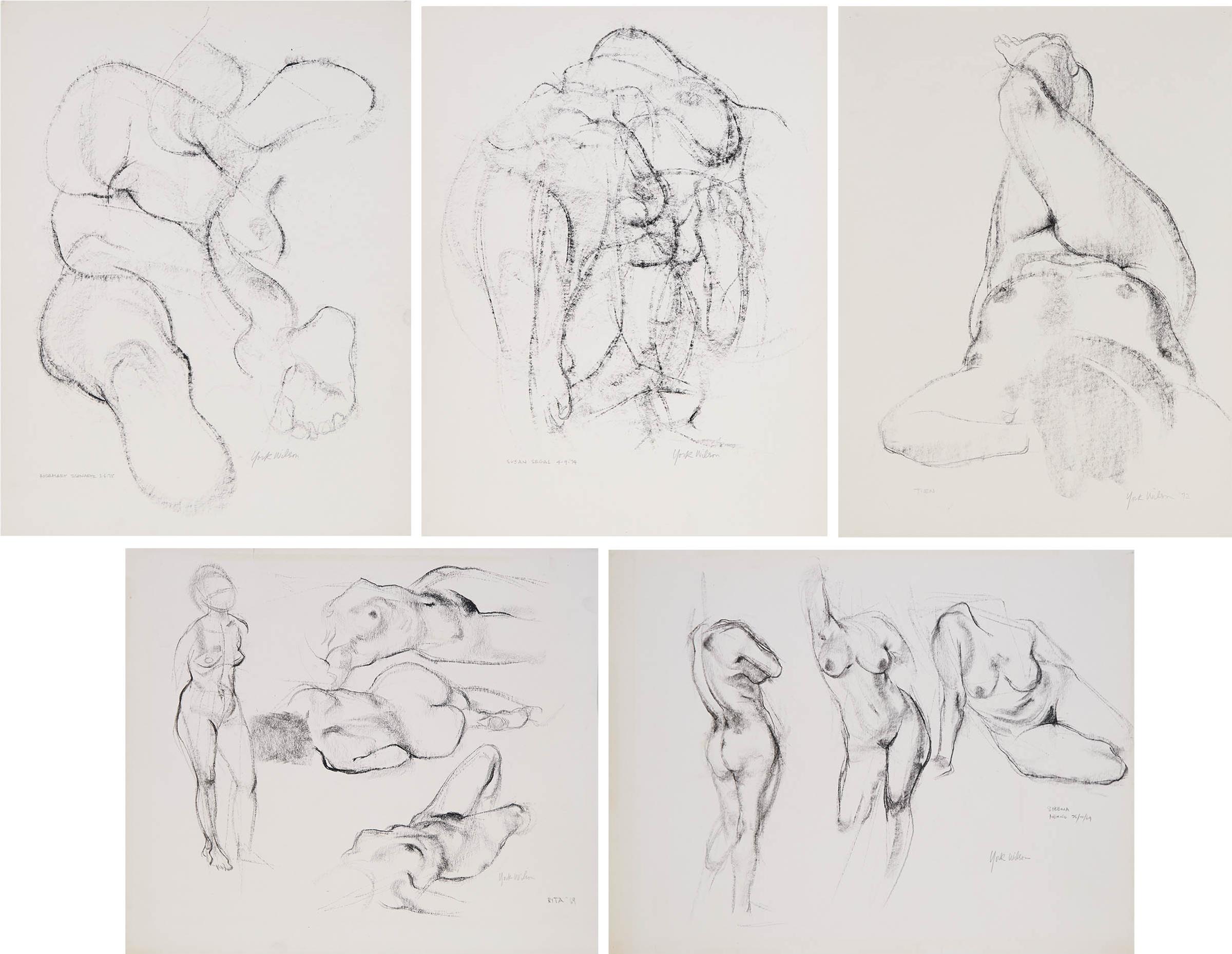Ronald York Wilson (1907-1984) - Five Life Drawings