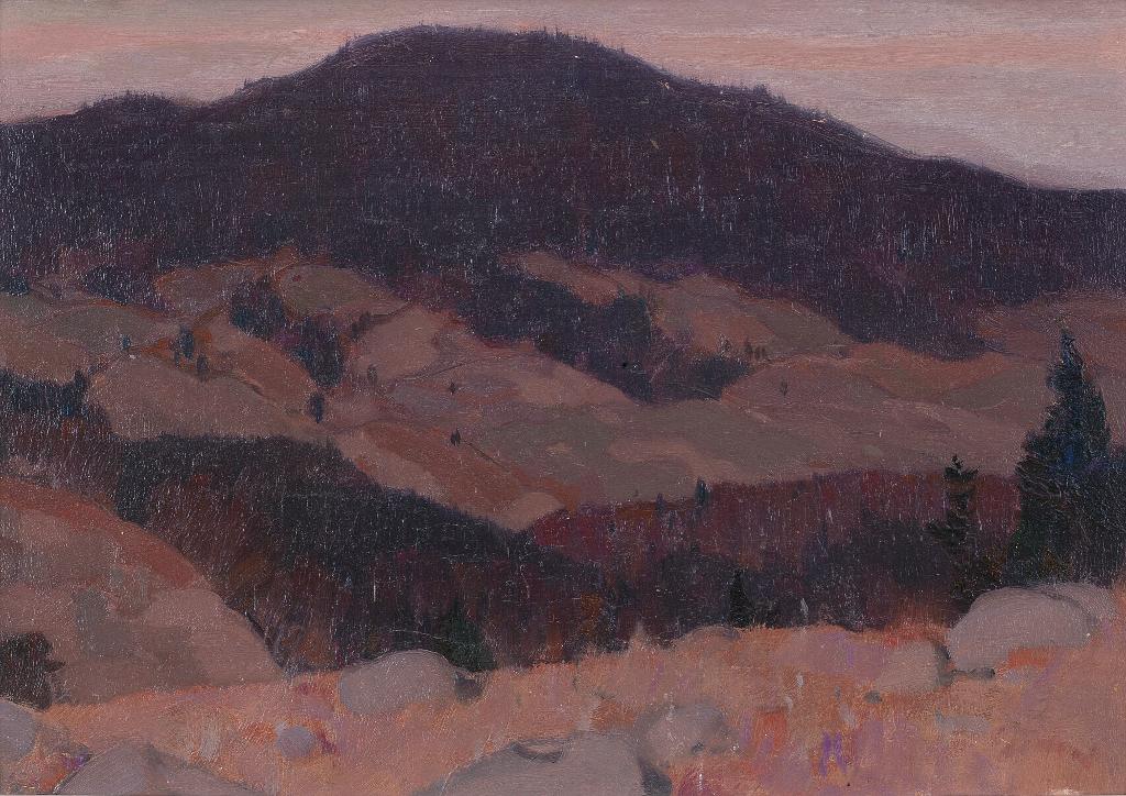 Clarence Alphonse Gagnon (1881-1942) - Autumn In The Laurentians (Baie St. Paul)