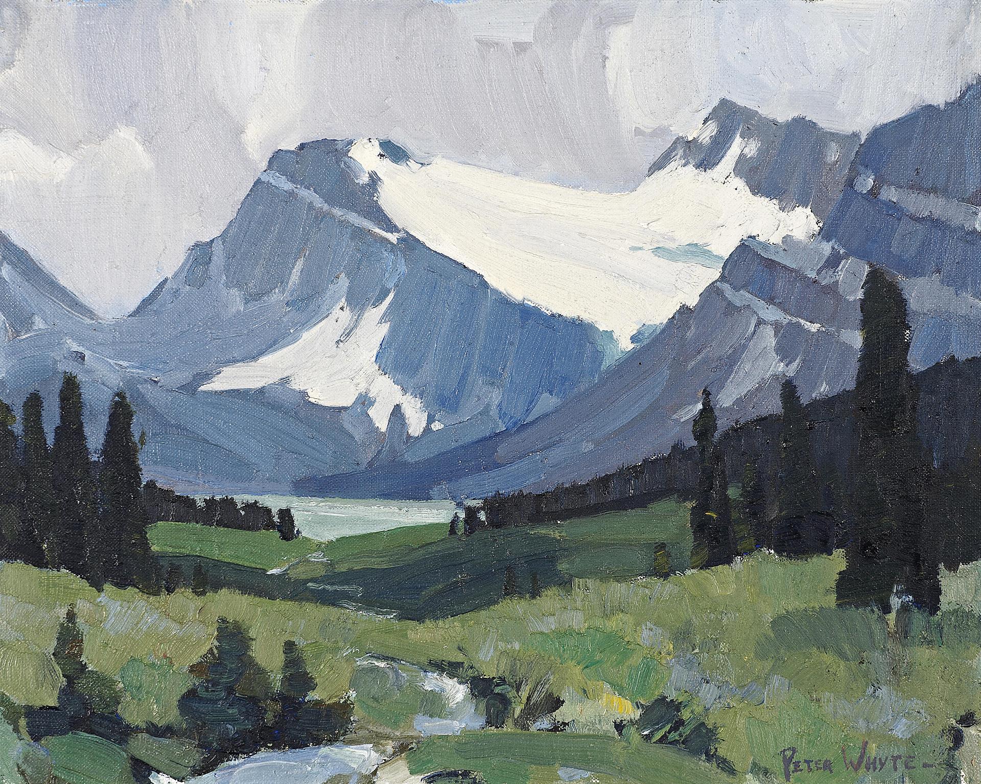 Peter Whyte (1905-1966) - Summer in the Rockies