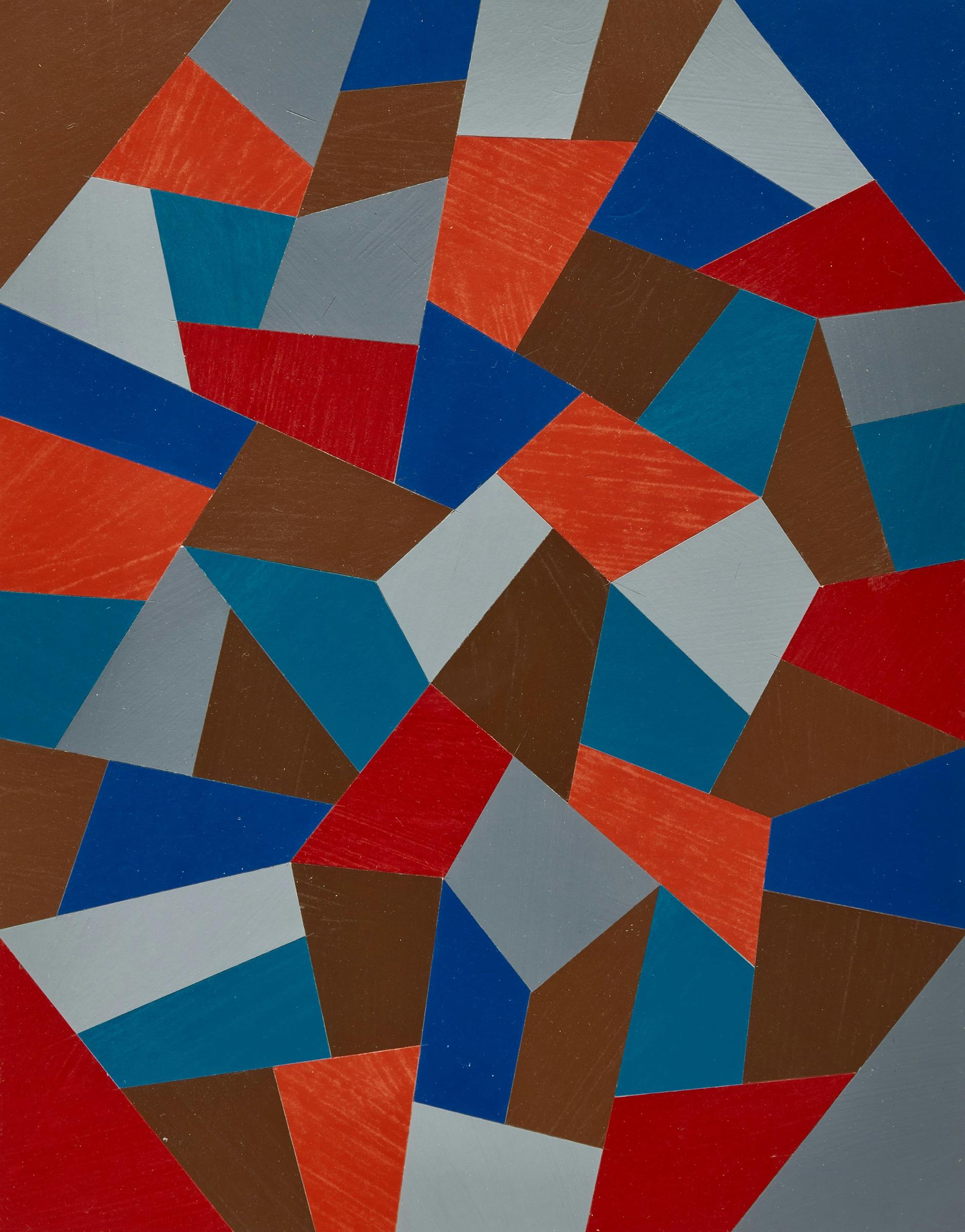 Jaan Poldaas (1948-2018) - Four Corners [Collage no. 6], 1993