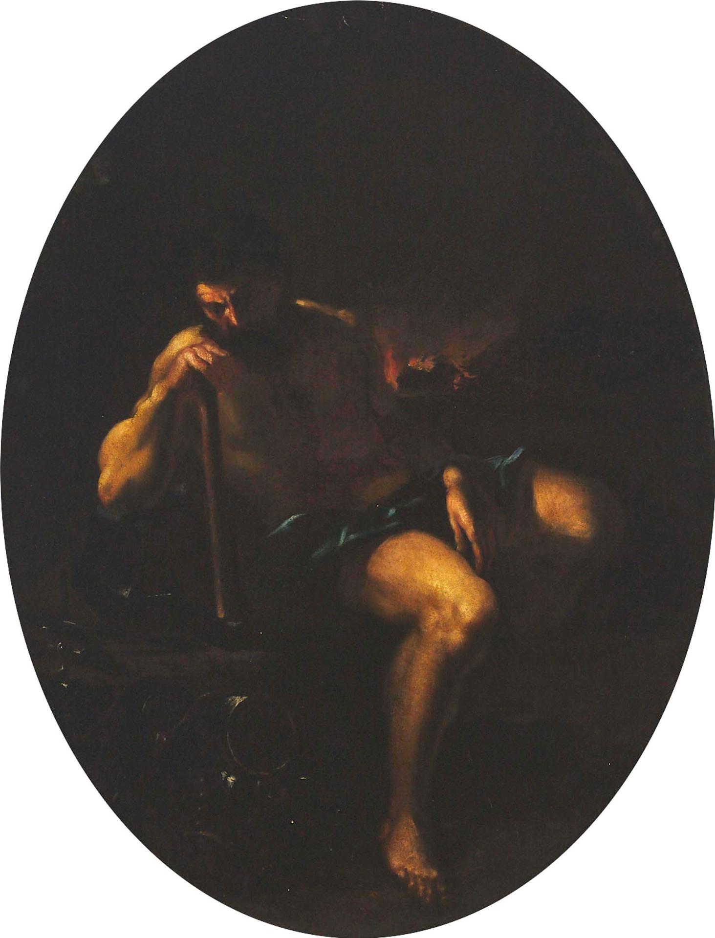 Manner of Jusepe de Ribera (1591) - Saint Paul The Hermit In The Wilderness