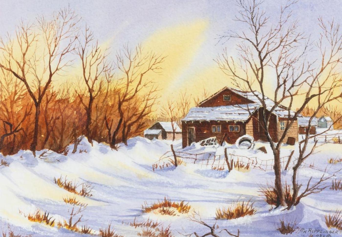 Henry K. Ripplinger (1939-2022) - Winter Glow II